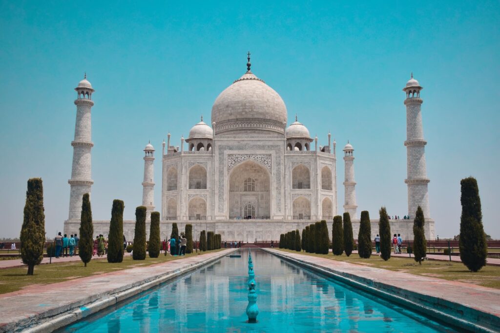 Taj Mahal en inde