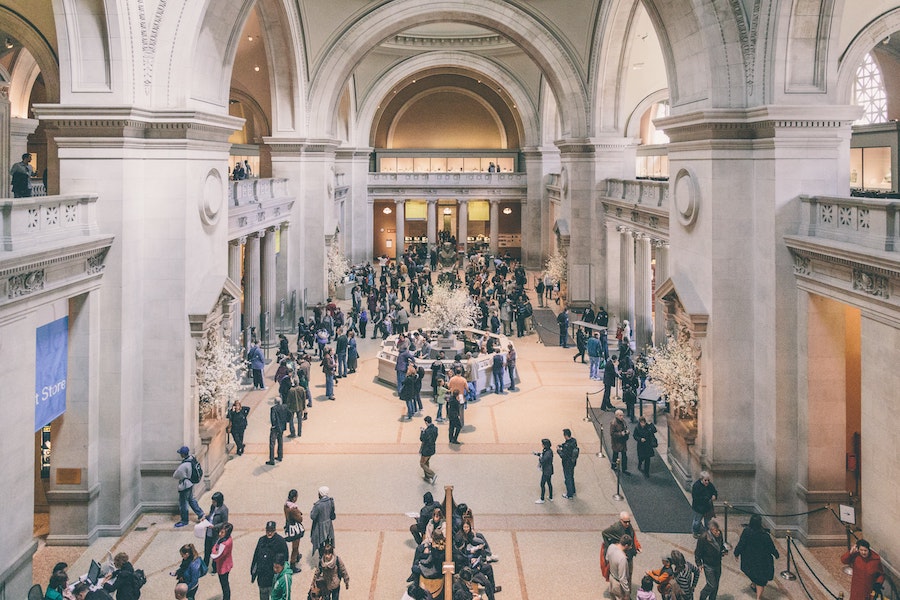 Hall du Metropolitan Museum of Art à New York