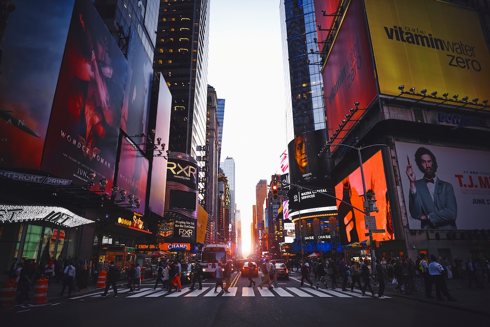 Times Square à New York aux Etats-Unis