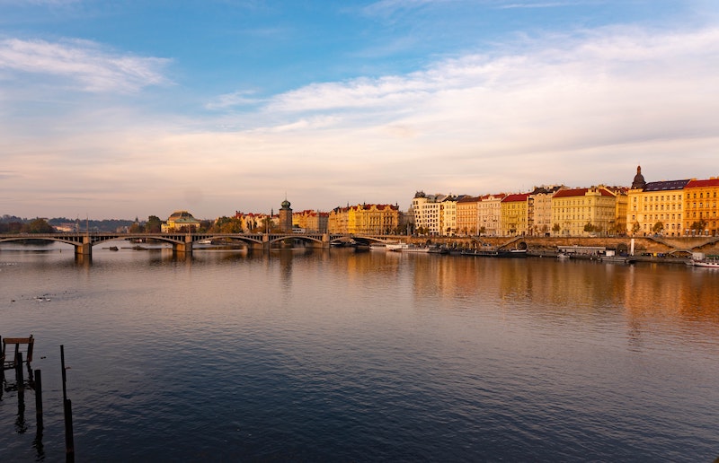 Rivière Vlatava à Prague