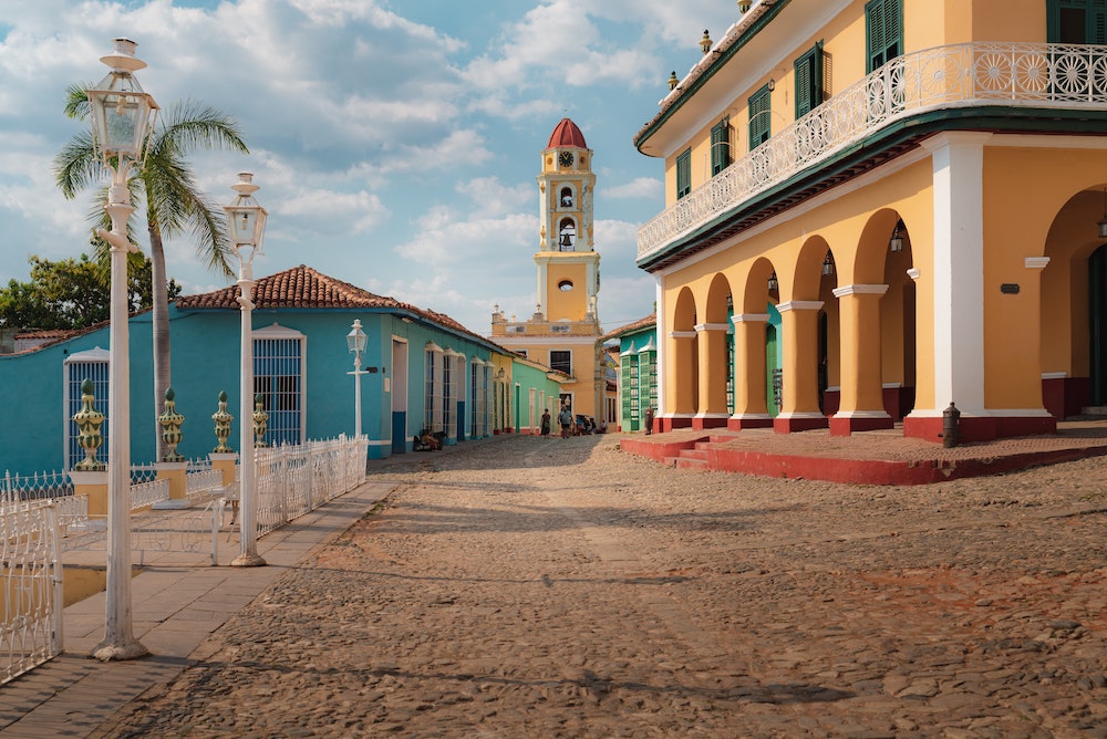 Rue pavée de Trinidad, Cuba