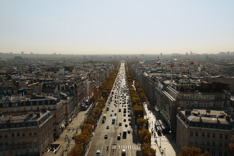 Avenue des Champs Elysée à Paris