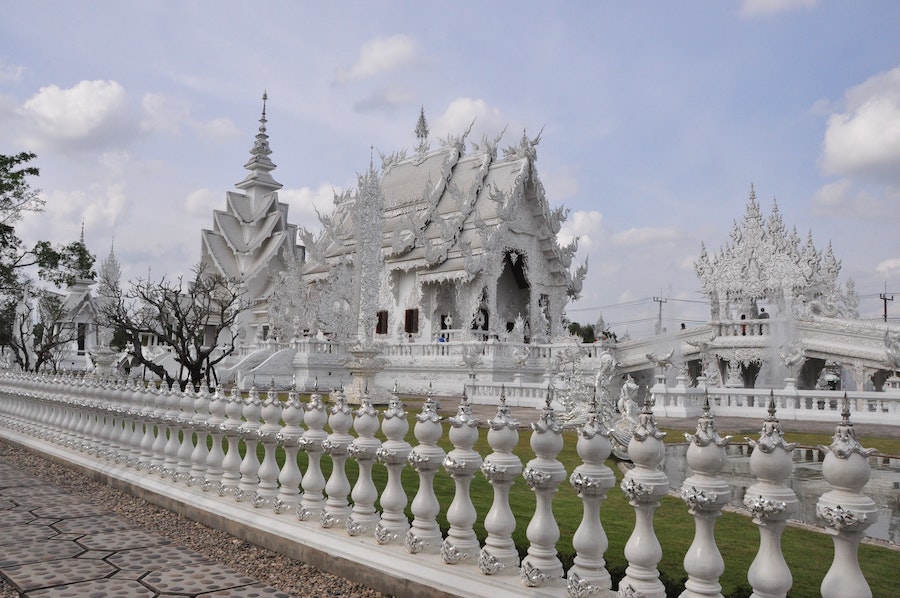 Temple Blanc de Chiang Rai en Thaïlande