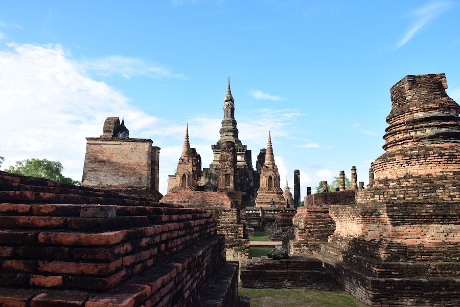 Cité ancienne de SuKhotai en Thaïlande