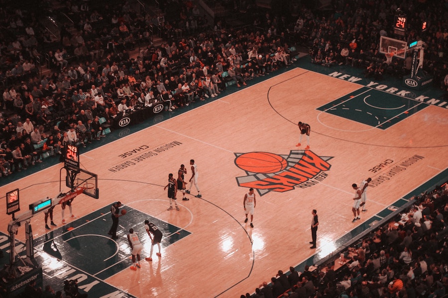 New york match des knicks basketball