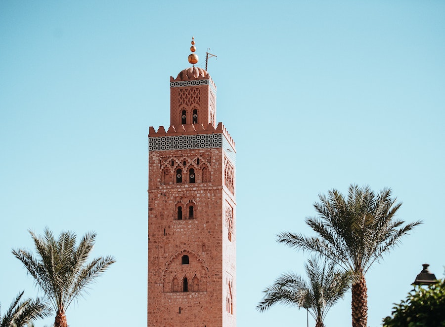 Mosquée Koutoubia à Marrakech au Maroc