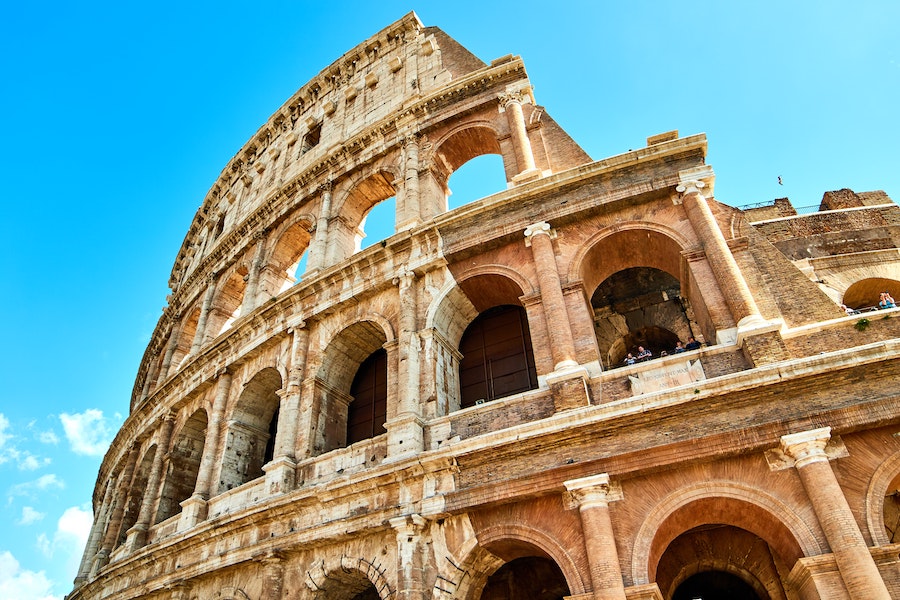 Le Colisée de Rome en Italie