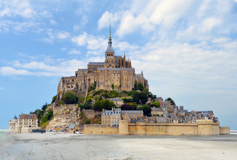 Le Mont Saint-Michel en Normandie, France