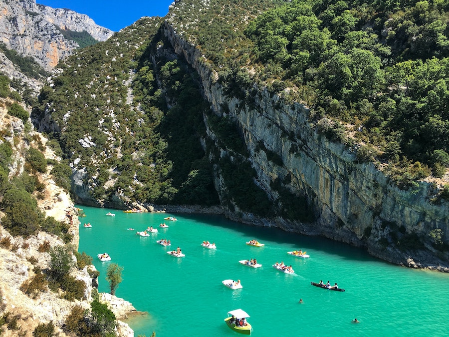 Les gorges du Verdon et leur eau turquoise - Var, France